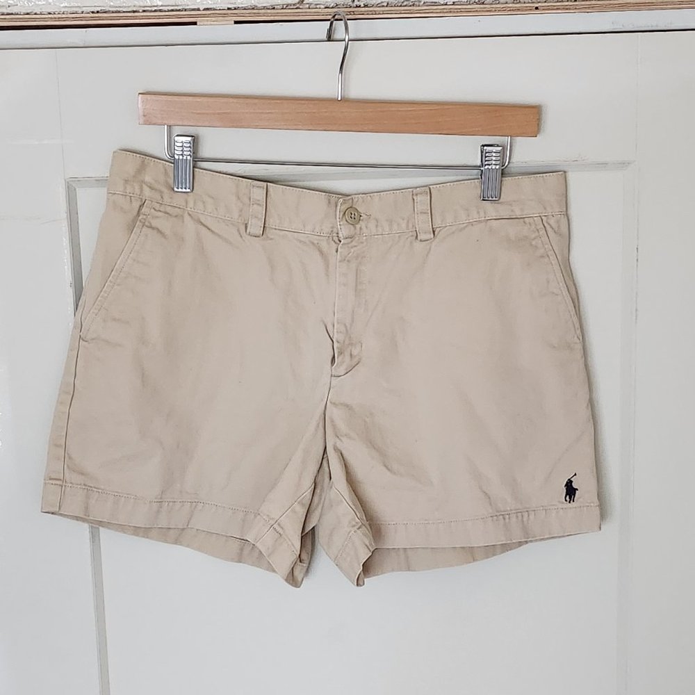 RALPH LAUREN SPORT WOMEN'S KHAKI SHORTS SIZE 8
